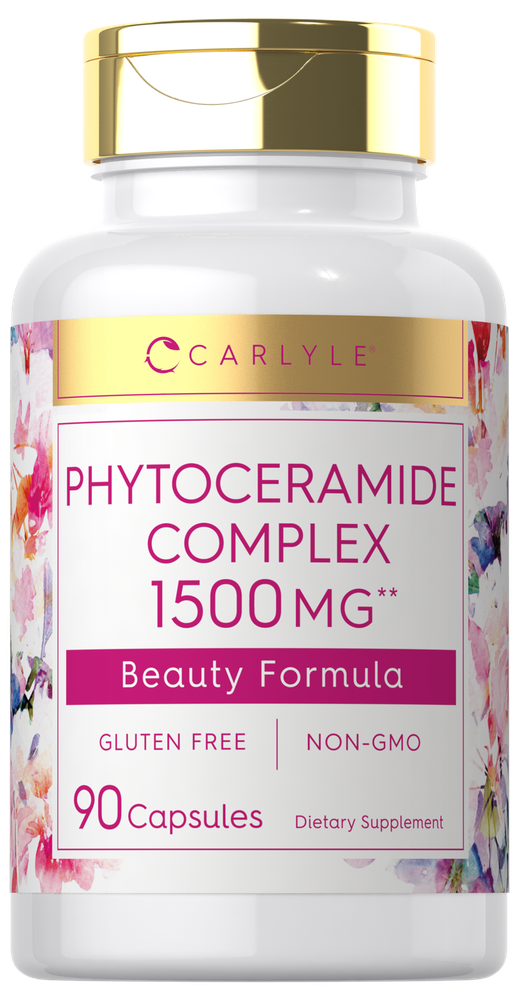 Phytoceramide Complex | 1500mg Capsules | 90 Count | Non-GMO | by Carlyle