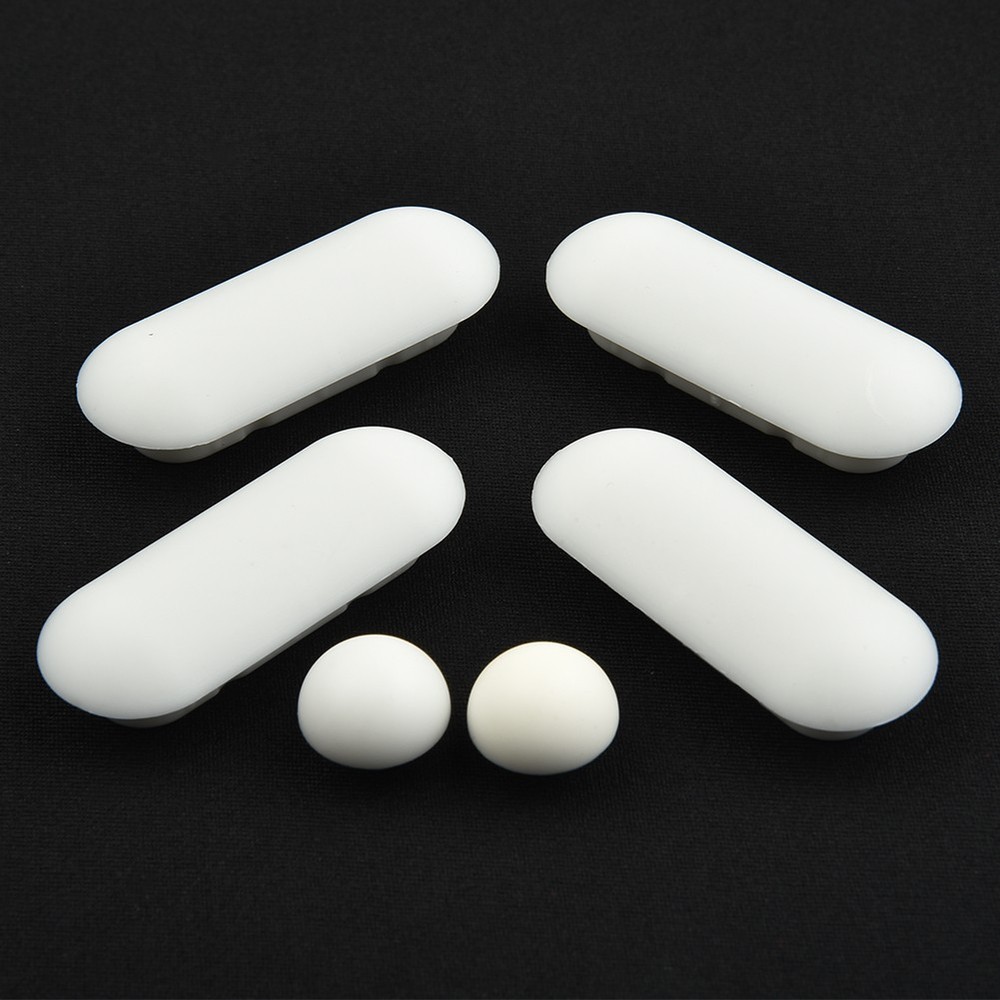 Set Of Toilet Lid Parts Brand New Toilet Seat Buffers Pack-White Stop Bumper