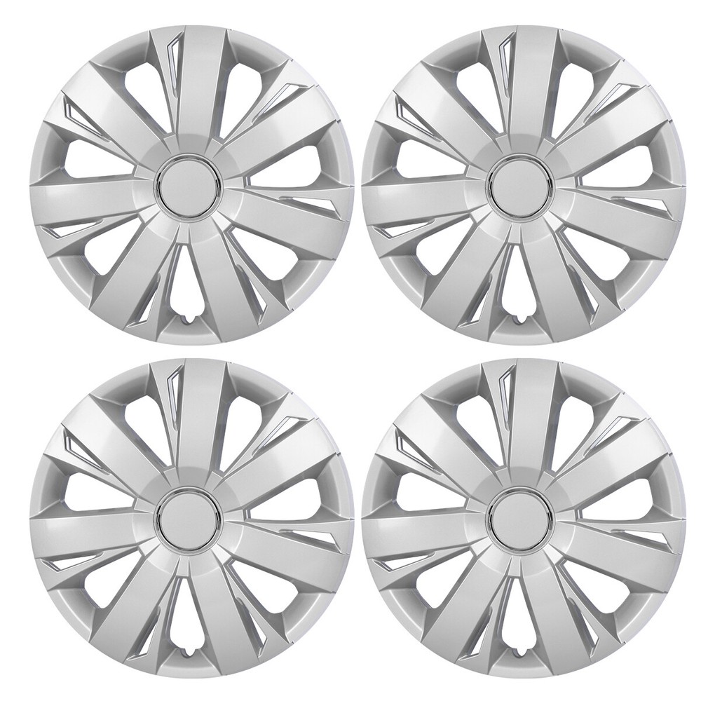 15 Inch Universal Snap On Hubcaps for R15 SUV Wheels Lacquer Set of 4