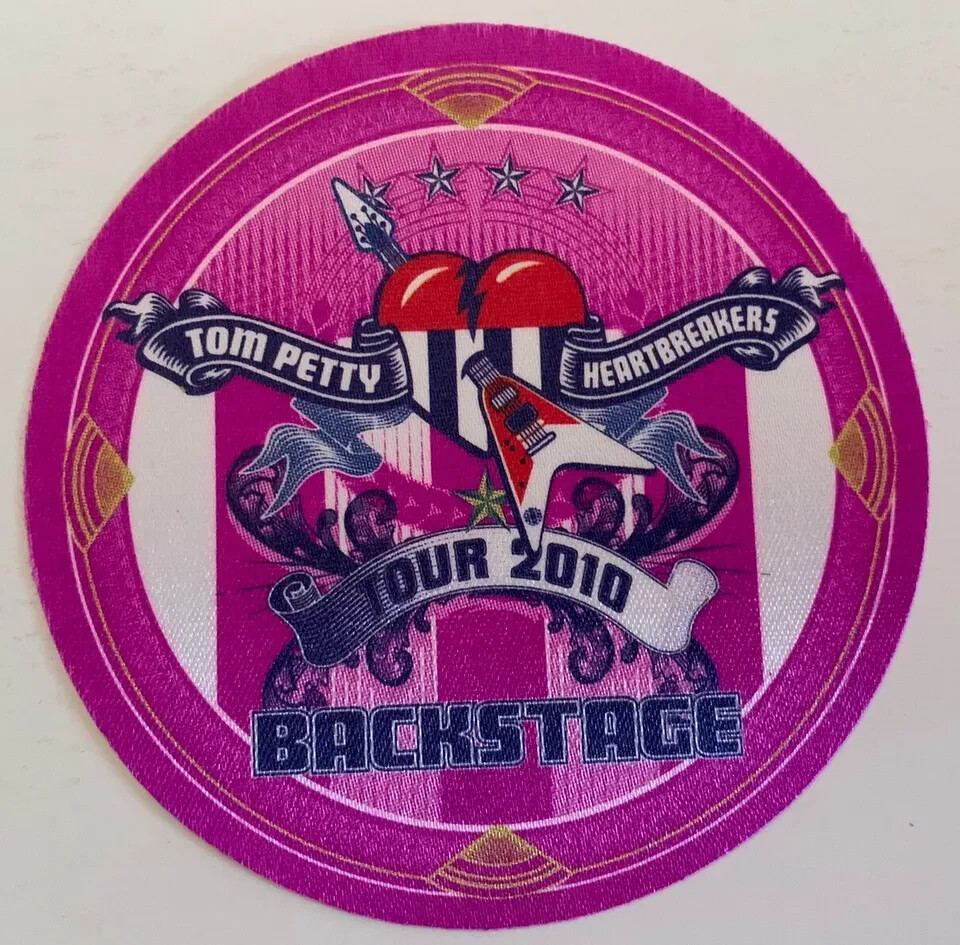 Tom Petty 2010 MoJo Live Concert Tour Purple Backstage Pass