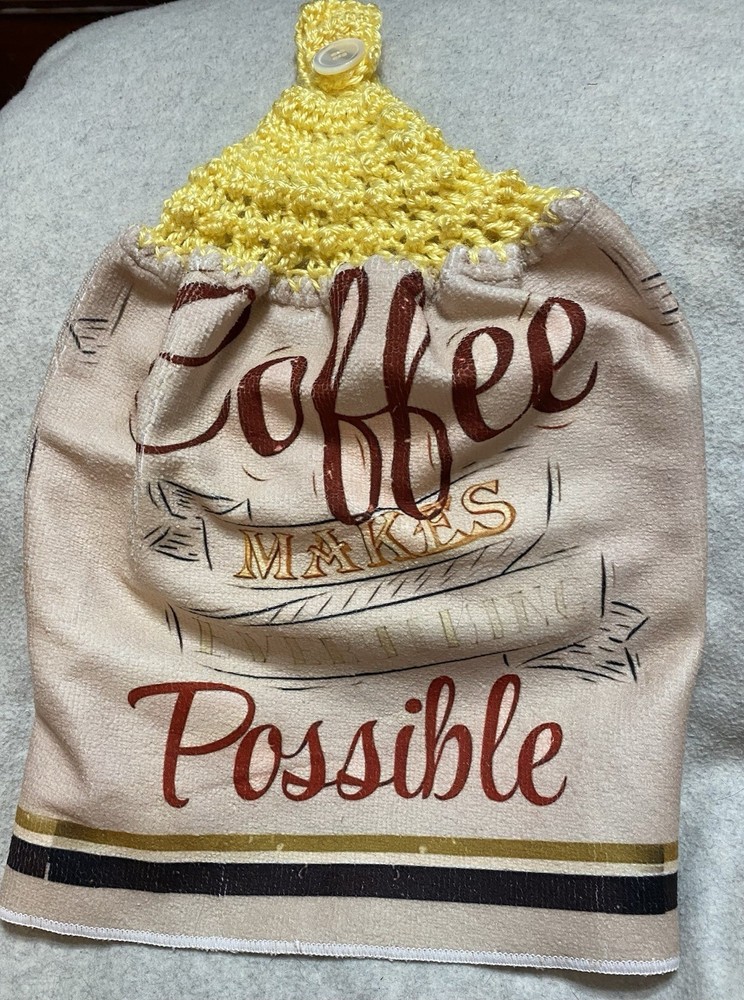 Handmade decorative kitchen hanging towels for cooking and decor