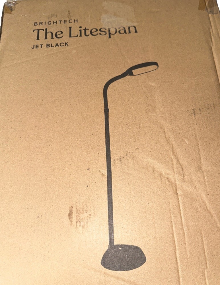 Brightech The Litespan LED Floor Lamp Jet Black