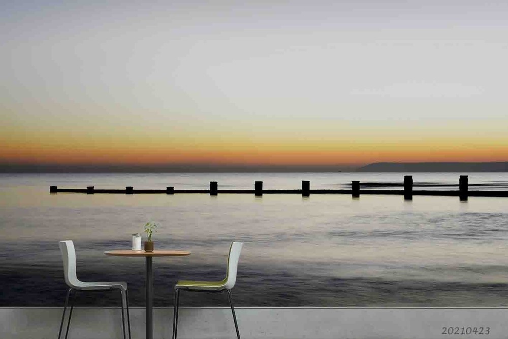 3D Sky Sea Landscape Wall Murals Wallpaper Murals Wall Sticker 2