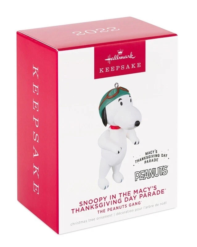 Snoopy in the Macy’s thanksgiving day parade Hallmark ornament peanuts 2022