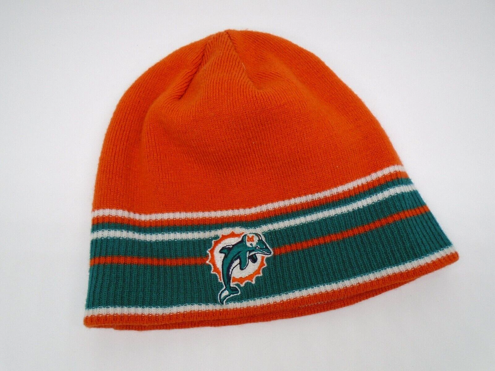 Miami Dolphins NFL Knit Beanie Cap One Size Fits Most