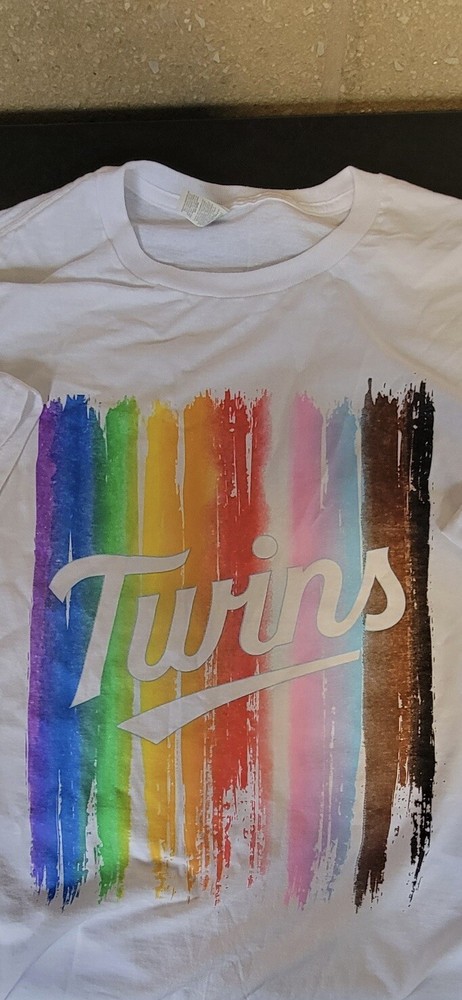 Minnesota Twins XL SGA 6/15/2024 Pride Day Month Shirt TShirt Cotton LGBTQ+ MLB-image