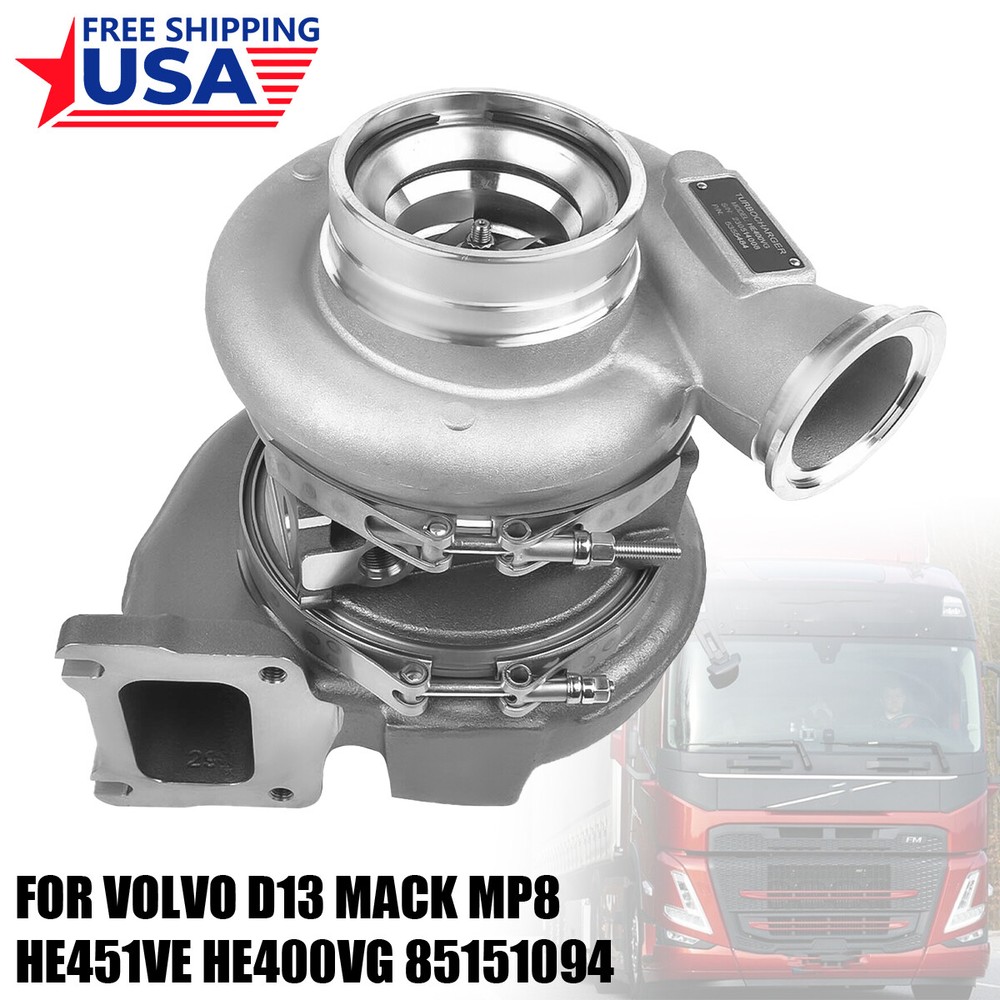 Turbo Turbocharger for Volvo D13 Mack MP8 13.0L HE400VE Billet Wheel Brand NEW!