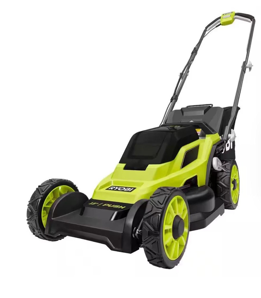 RYOBI 18V 13-Inch Cordless Push Lawn Mower Tool Only No Battery