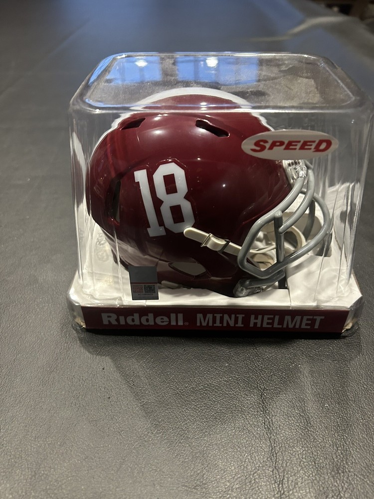 Alabama Crimson Tide NCAA Riddell Speed Mini Helmet. Roll Tide! New In Box!