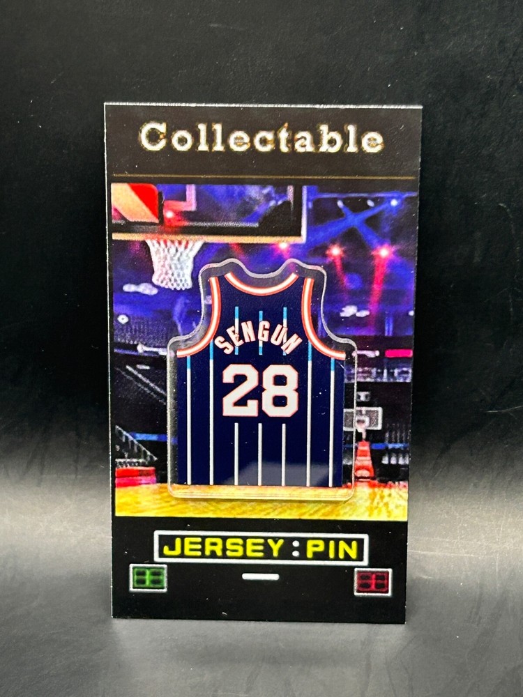 Houston Rockets Alperen Sengun jersey lapel pin-Classic SPACE CITY Collectible