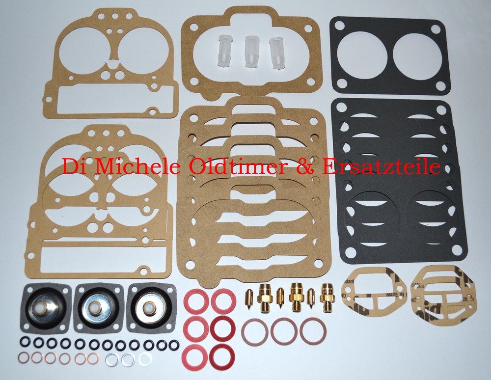 3x42 DCNF (2, 16/2) Weber Carburetor Maintenance Kit, Gasket Set, Service Kit, B. 0170
