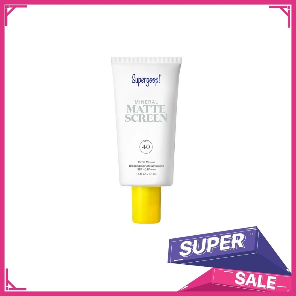 Supergoop Mineral Mattescreen SPF 40 – Big Sale Authentic New