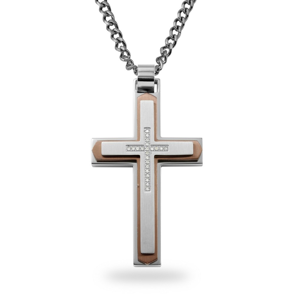 2020 Signature GOLD SERIES III custom pendant cross diamond pendant sstp885