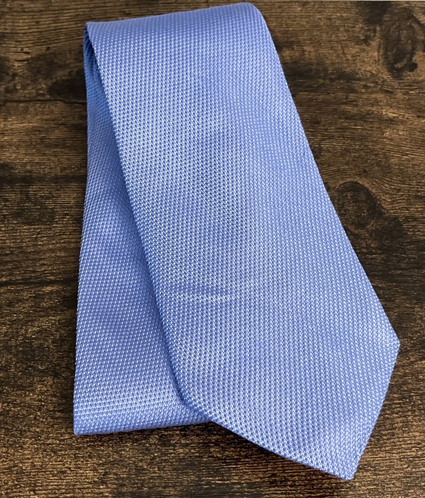 Brooks Brothers Blue Necktie Men’s 100% Silk Made In USA