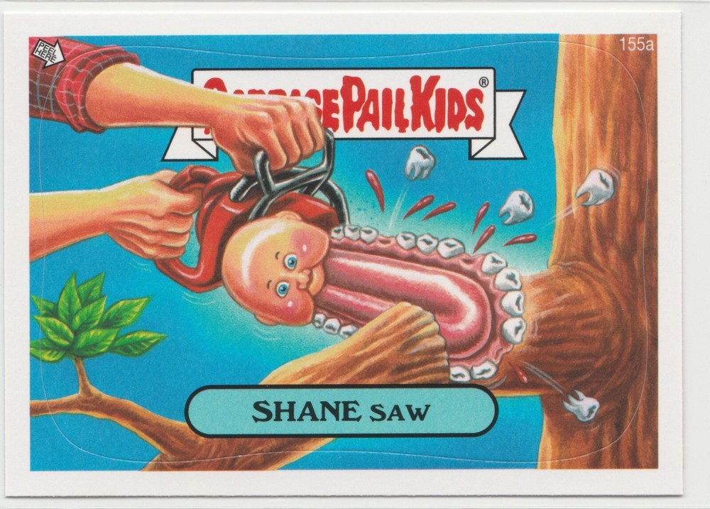 Shane Saw #155a Garbage Pail Kids GPK 2013 Series 3 BNS3 Brand New