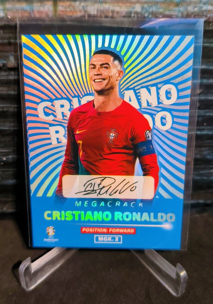 2024 UEFA EURO SOCCER CRISTIANO RONALDO PORTUGAL PRINTED AUTO