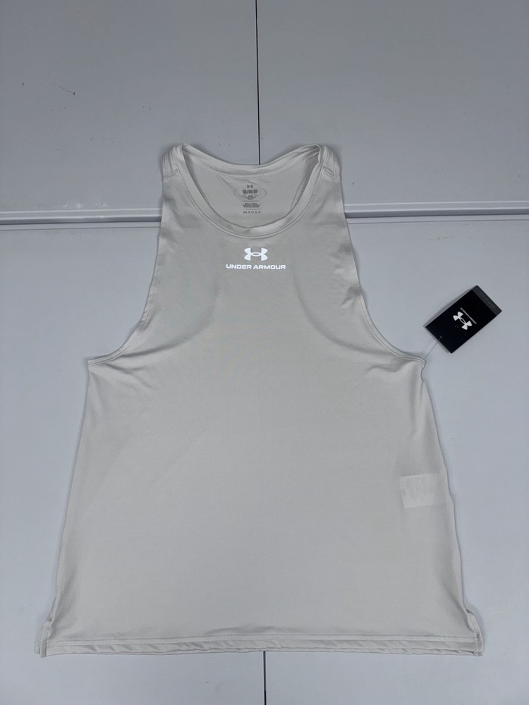 Under Armour Rush Men's Vanish Energy Tank Top Beige 1382802-023 Pick Size $40