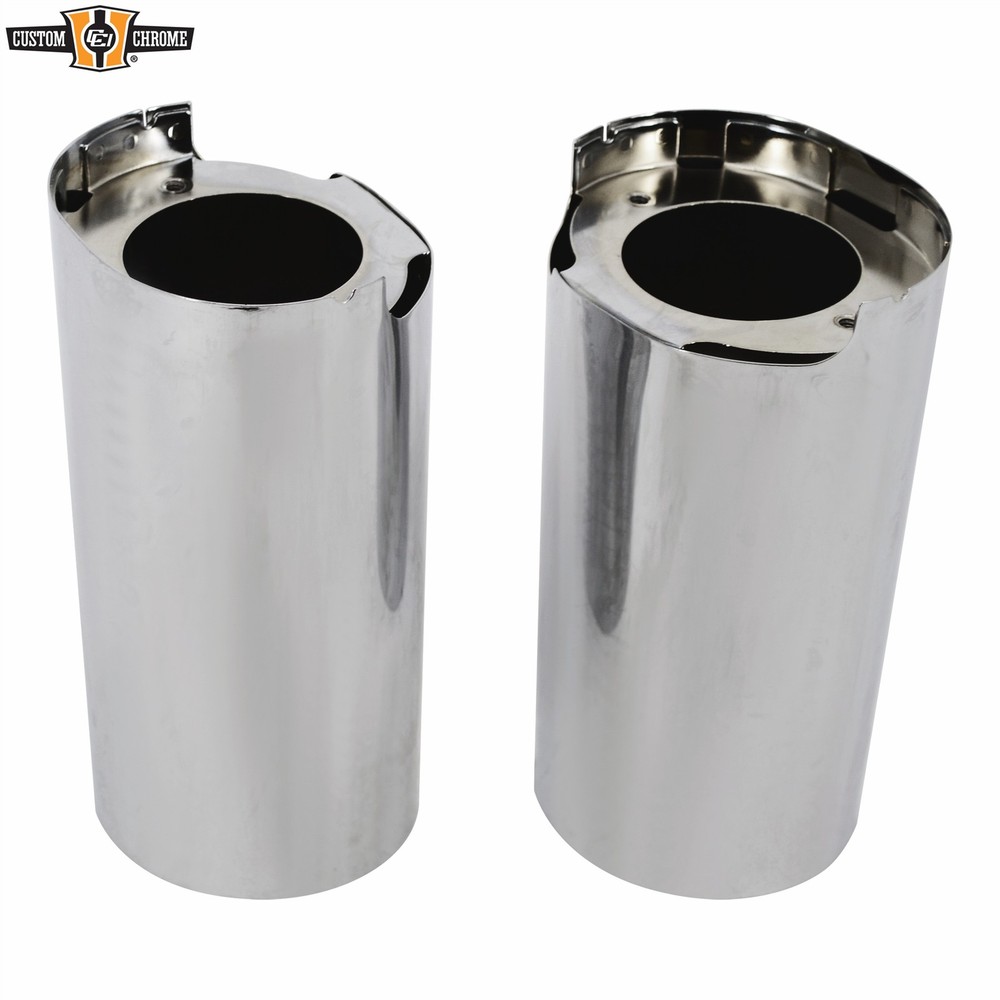 Chrome Fork Slider Cover Fit For Harley 1949-1984 FL 80-13 FLT 1986-up Softail