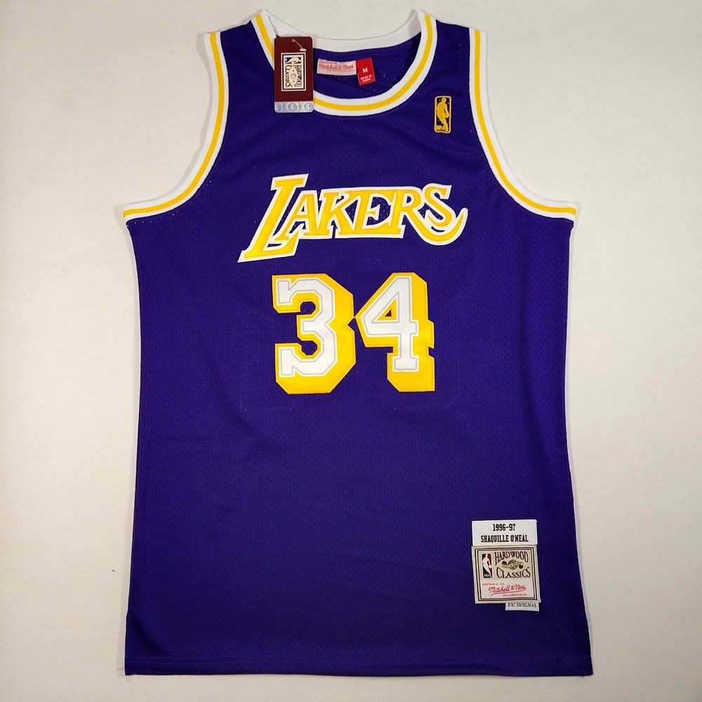 O'Neal #34 96-97 season retro purple basketball jersey  new sewn S-2XL