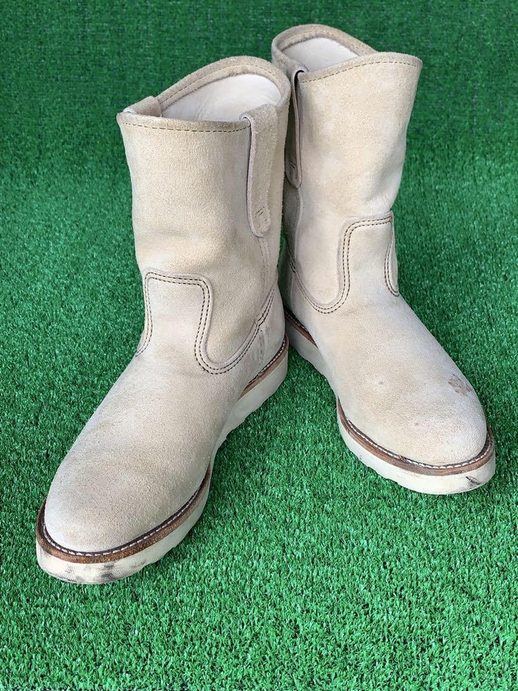 Red Wing Pecos Boots Suede 8168 Size US7.5