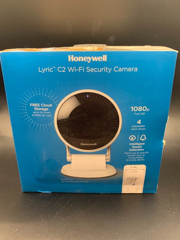NEW Honeywell Lyric C2 Wi-Fi Security Camera 1080p Full HD Sound Detection