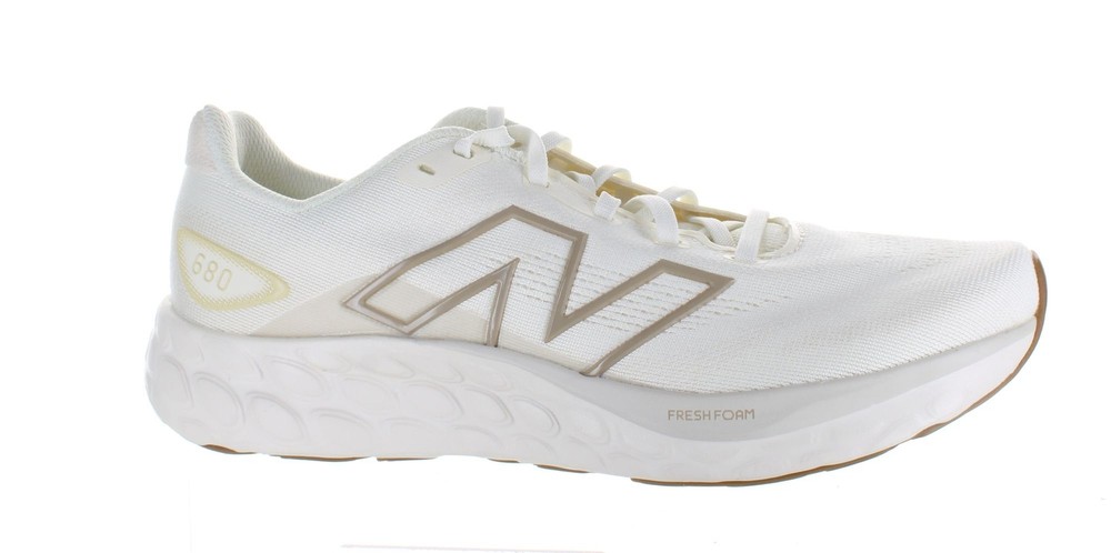 New Balance Womens W680cc8 Beige Running Shoes Size 8 (7767564)