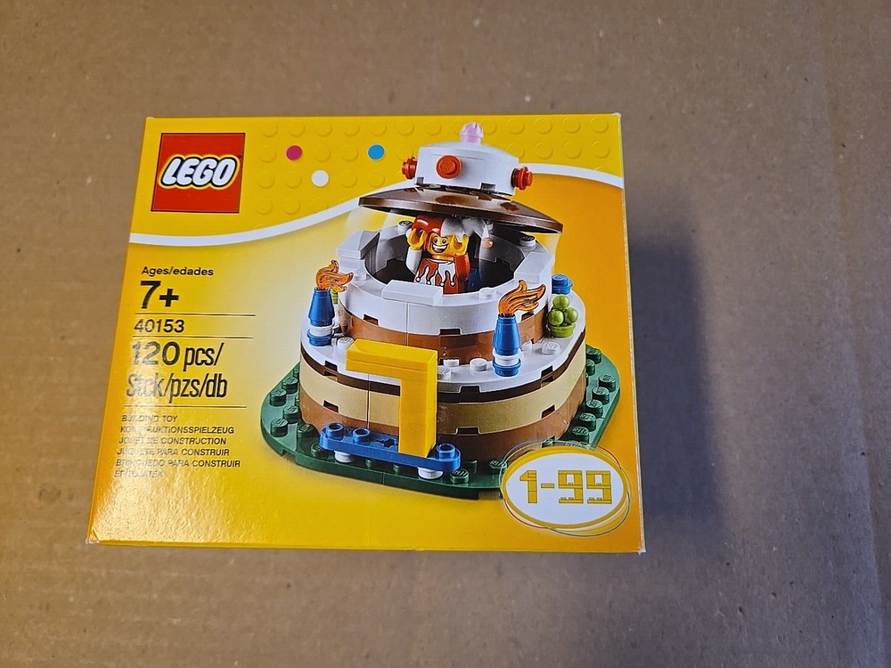 LEGO Seasonal:Birthday Table Decoration (40153) RETIRED Brand New Factory Sealed