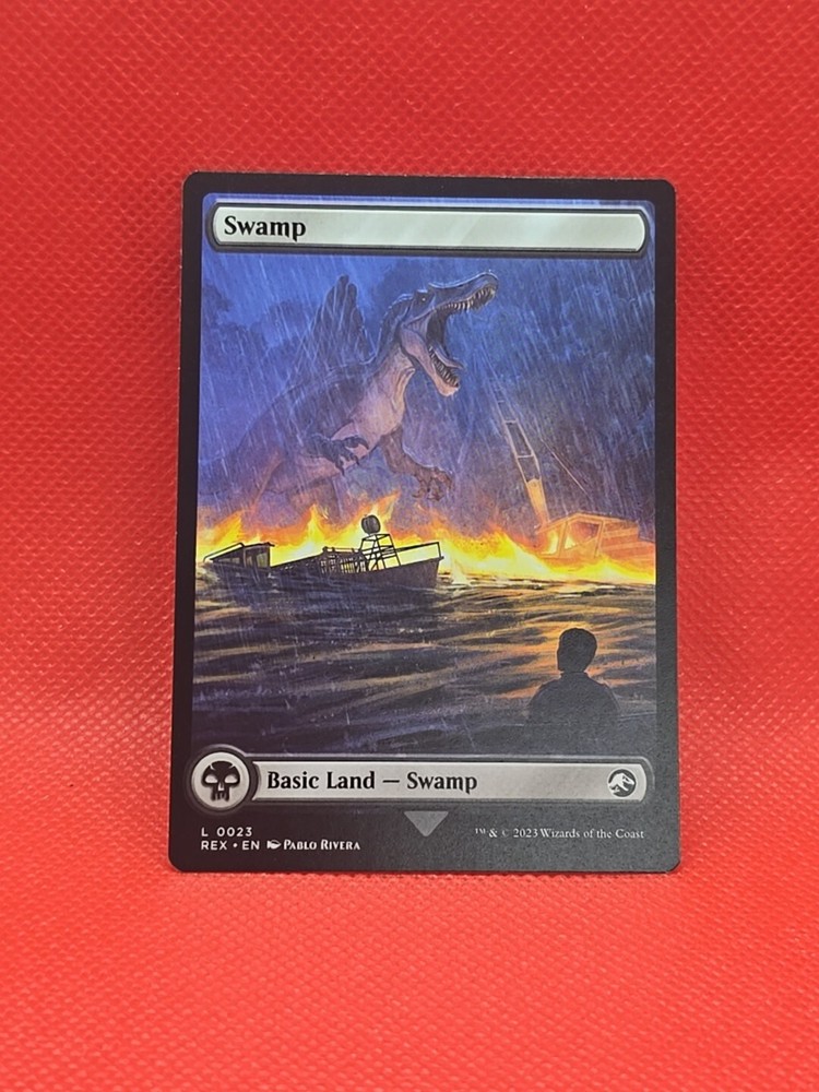 Swamp 0023 Full Art  Jurassic World Lost Caverns Of Ixalan LCI REX MTG