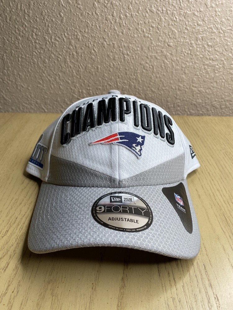 New England Patriots 2019 Super Bowl LIII Champions Cap with Brady Locker Logo
