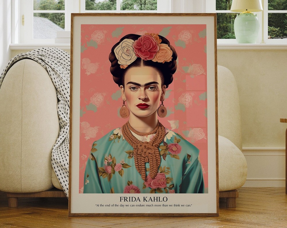 Frida Kahlo Portrait Frida Kahlos Print Inspirational Quote Frida Khalo Prints