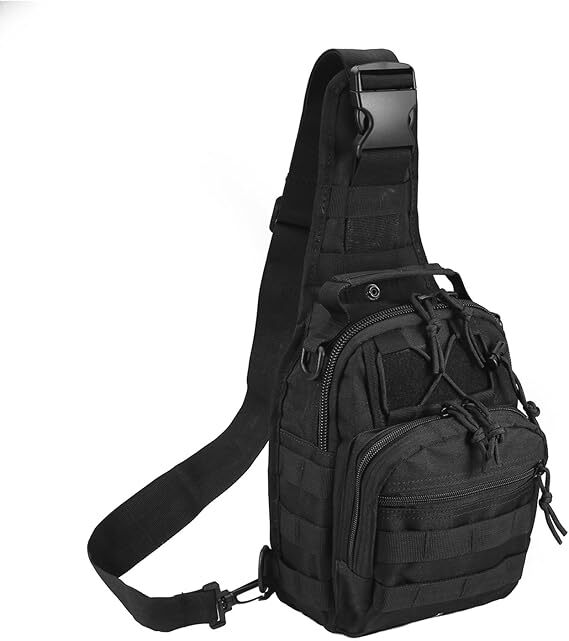 Tactical 1000D Military Sling Shoulder Bag Outdoor Daypack Backpack