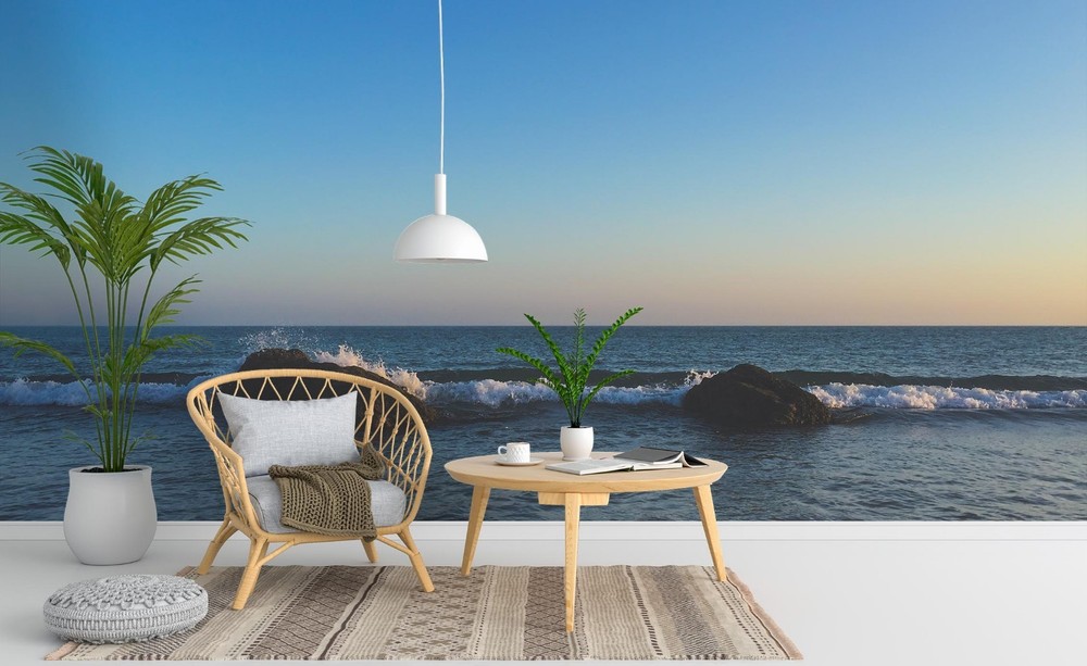 3D Sky Sea Landscape Wall Murals Wallpaper Murals Wall Sticker