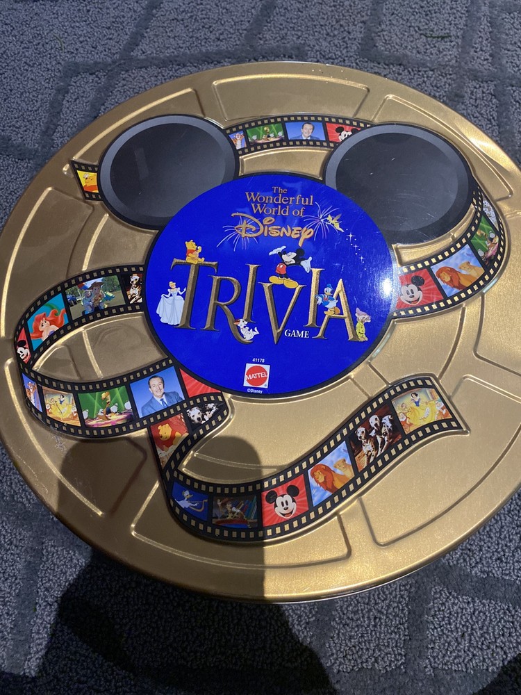 Disney Trivia Game Complete 1997 Edition The Wonderful World
