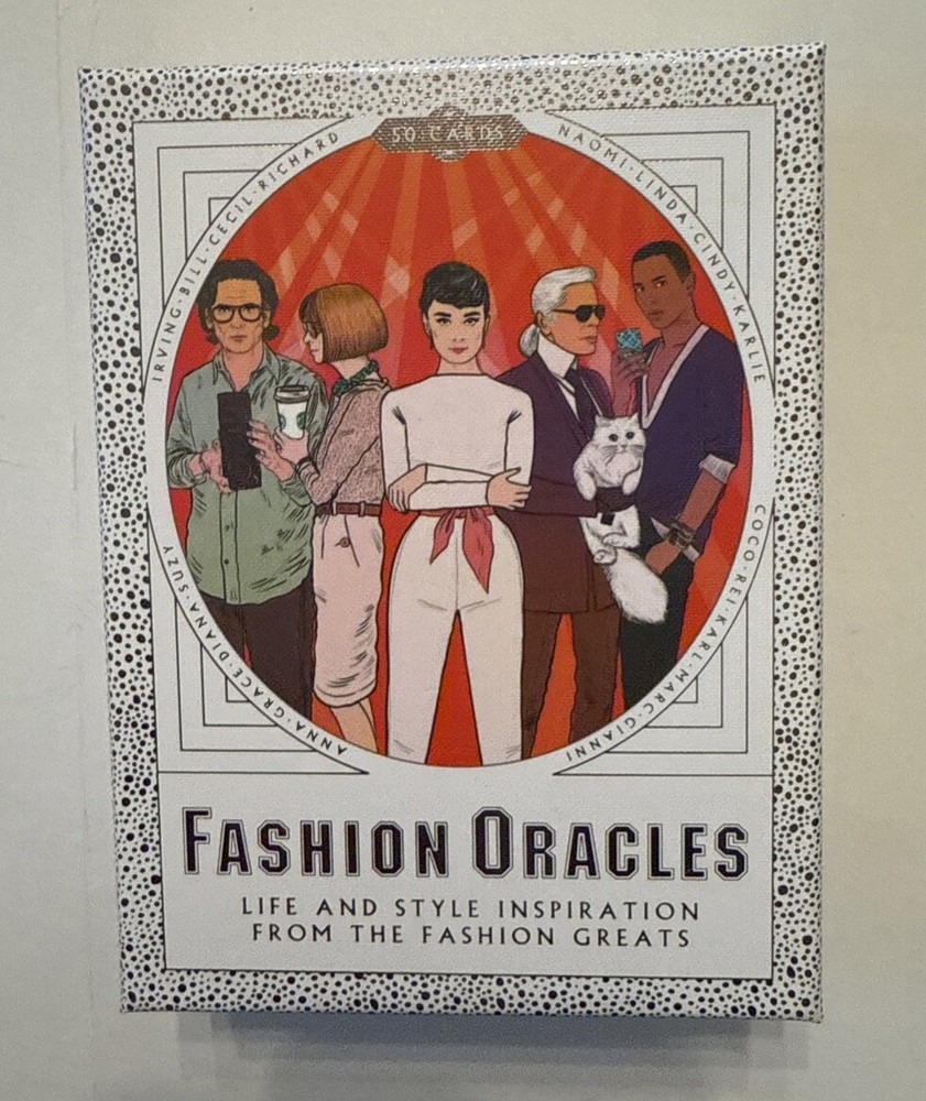 Fashion Oracles set 50 cards/book by Camilla Morton 2018