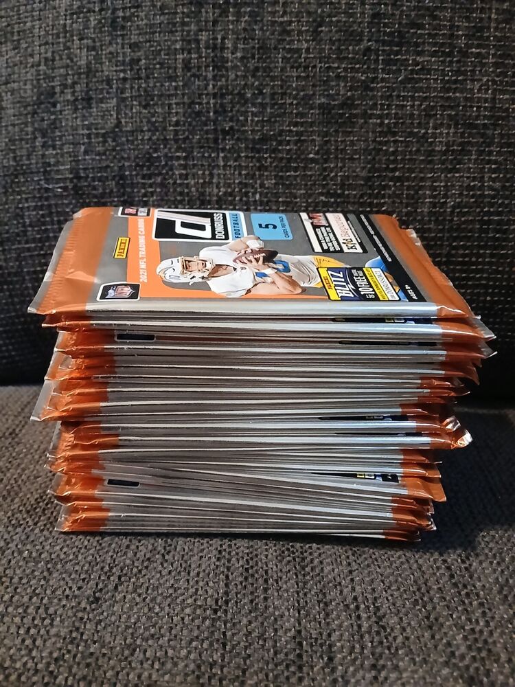 2021 Panini Donruss NFL Football 25 Packs Gravity Feed Yellow Parallel
