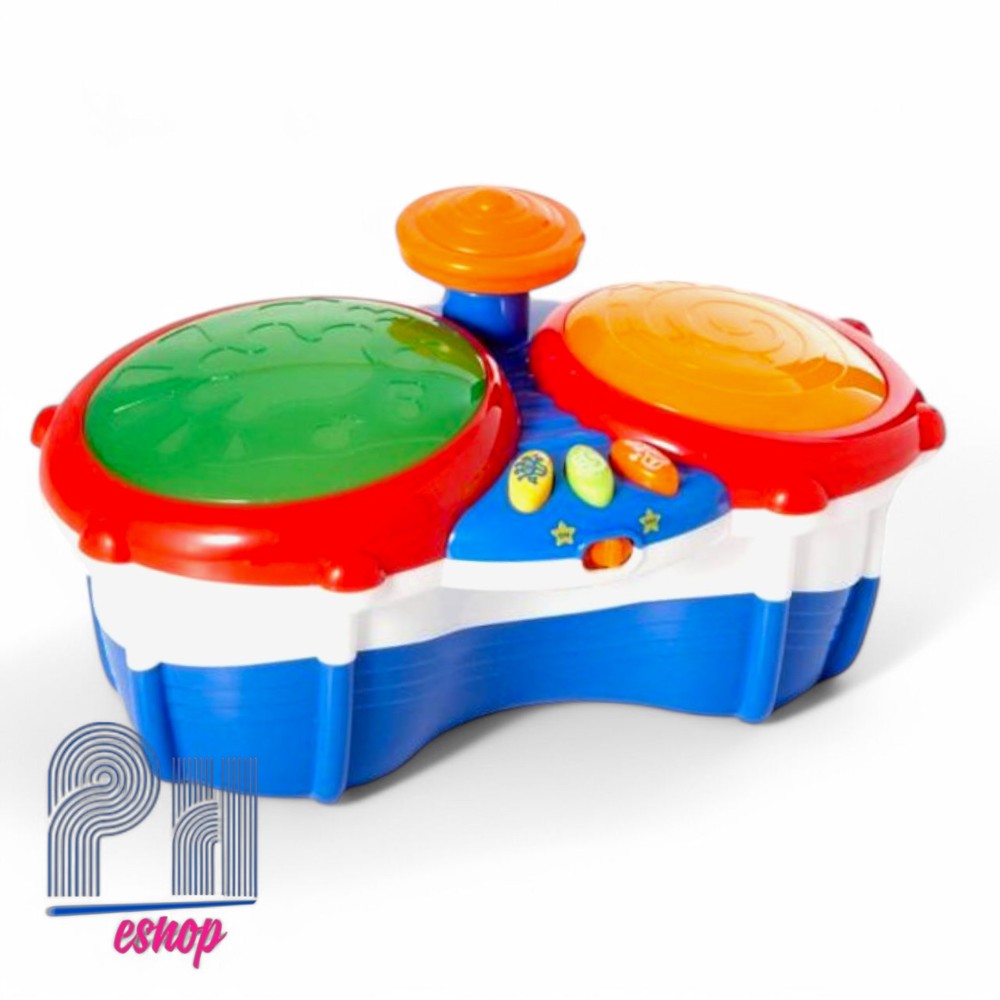 Hap-P-Kid Light-Up Bongo Drum Set Musical Developmental Toy
