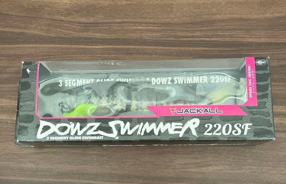 JACKALL Dow's Swimmer 220SF RT Spawn Gill Hard Bait Used Box Damage