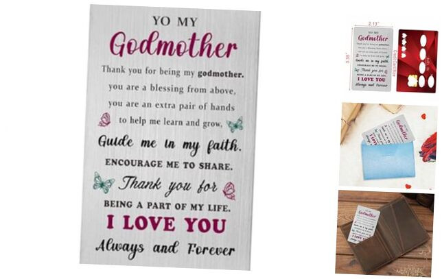 Valentine's Day Card for Godmother - Thoughtful Gift from Godchild