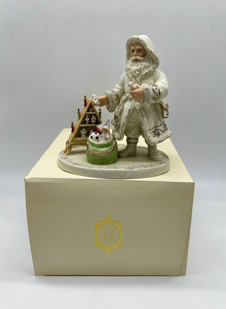 Lenox Christmas Classic Limited Edition Babbo Natale Santa 24KT Gold COA w/ Box