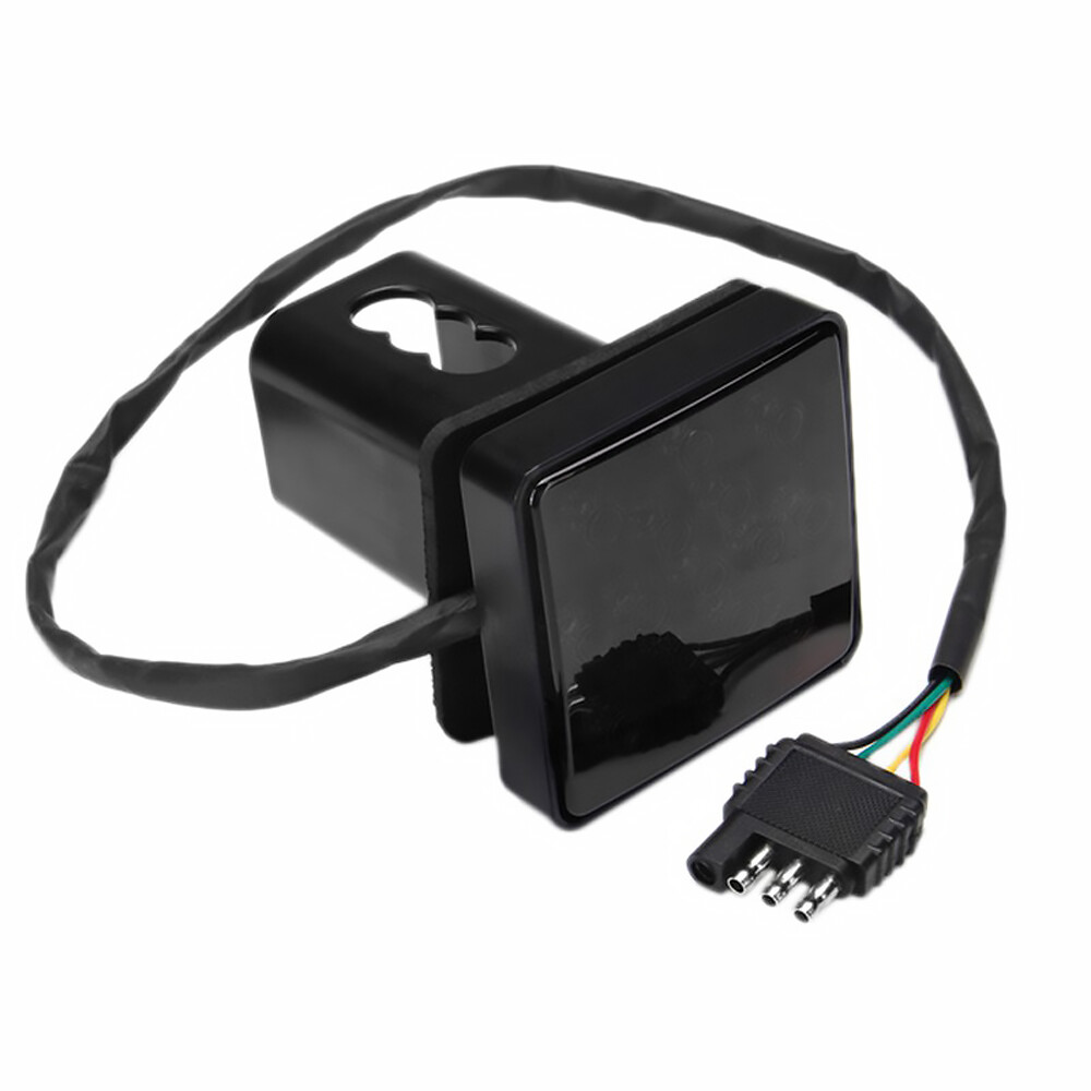 Smoked 15LED Brake Light Trailer Hitch Cover Fit Towing & Hauling 3.25*3.25inch