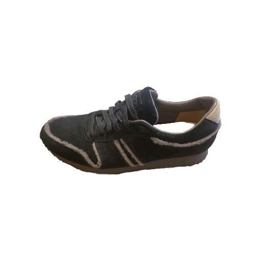UGG Trigo Spill Seam Men’s 11 Black Gray Wool Suede Energ Treadlite Casual Shoes