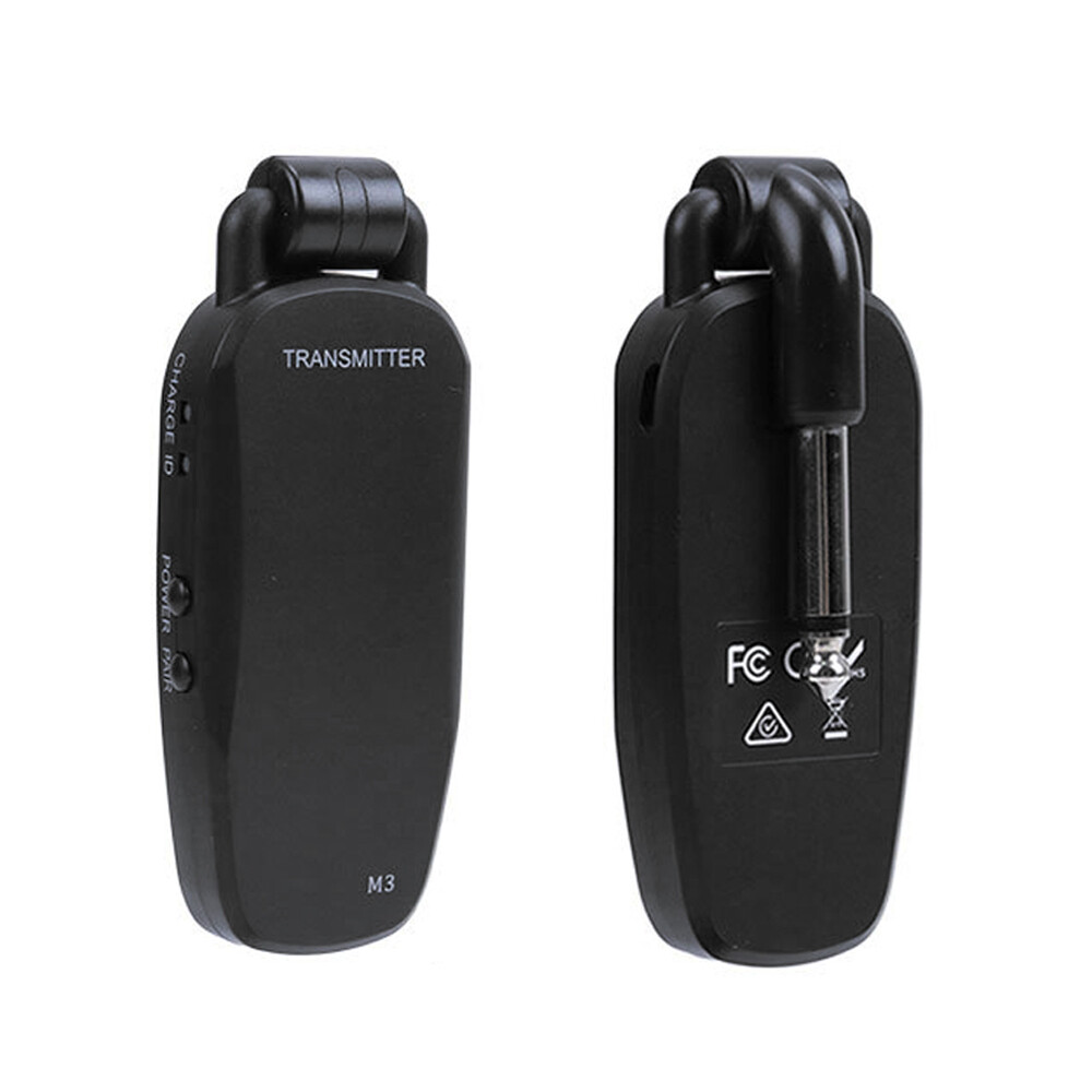 UHF Wireless Guitar System Transmitter Receiver Rechargeable 20Hz-20kHz 50m S9S1