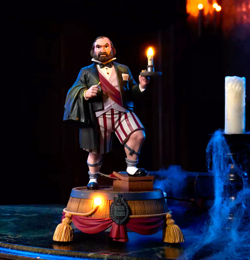 Disney Haunted Mansion The Dynamite Gentleman Light-Up Figure NEW NIB