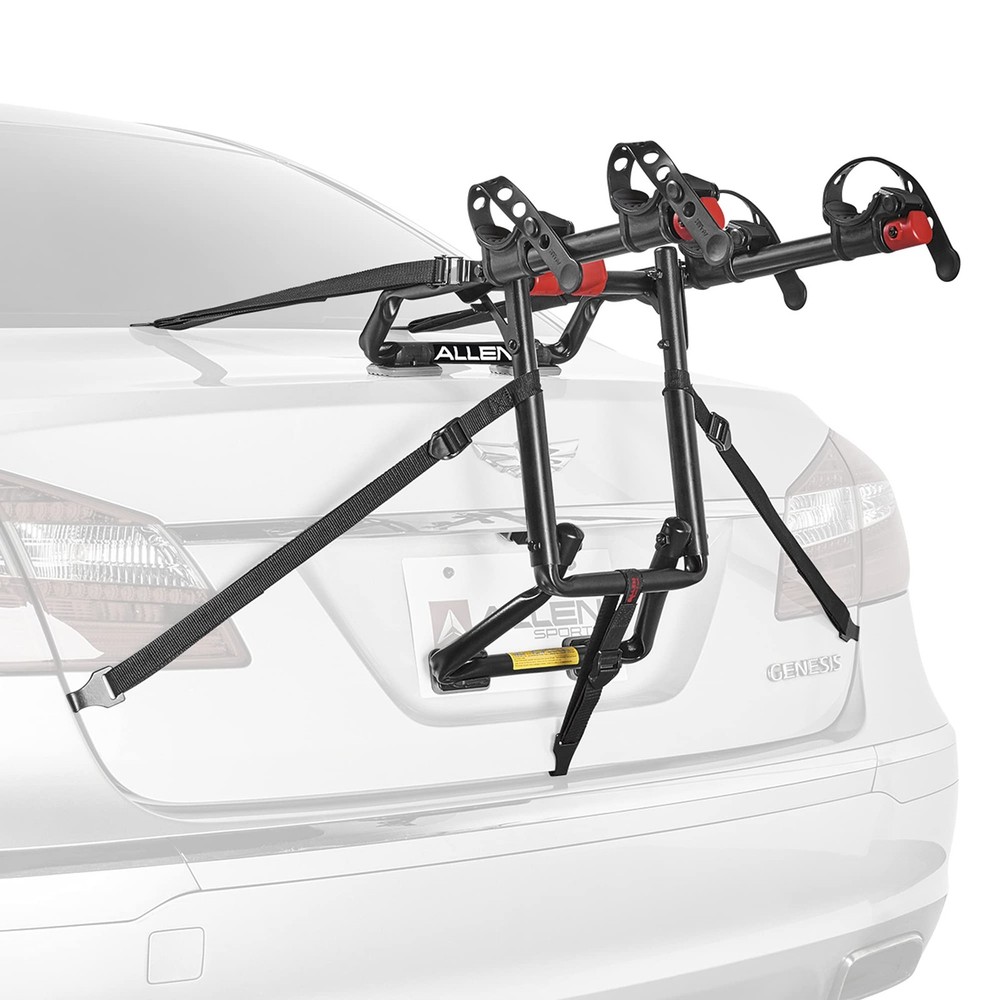 Allen Sports Premier 2-Bike Trunk Rack Model S102 in Black for Easy Transport