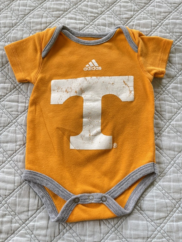 Adidas Tennessee Volunteers NCAA Infant Creeper Bodysuit 3-6 Months Orange Gray