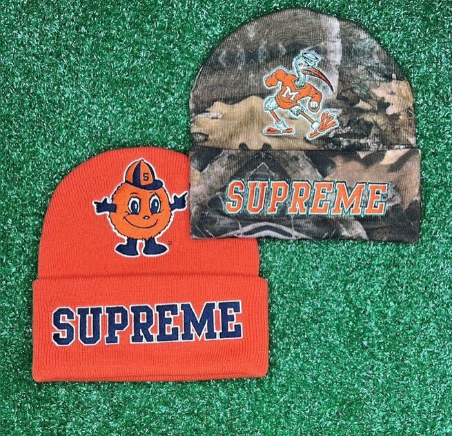 Supreme Mitchell & Ness NCAA Beanie Syracuse Orange