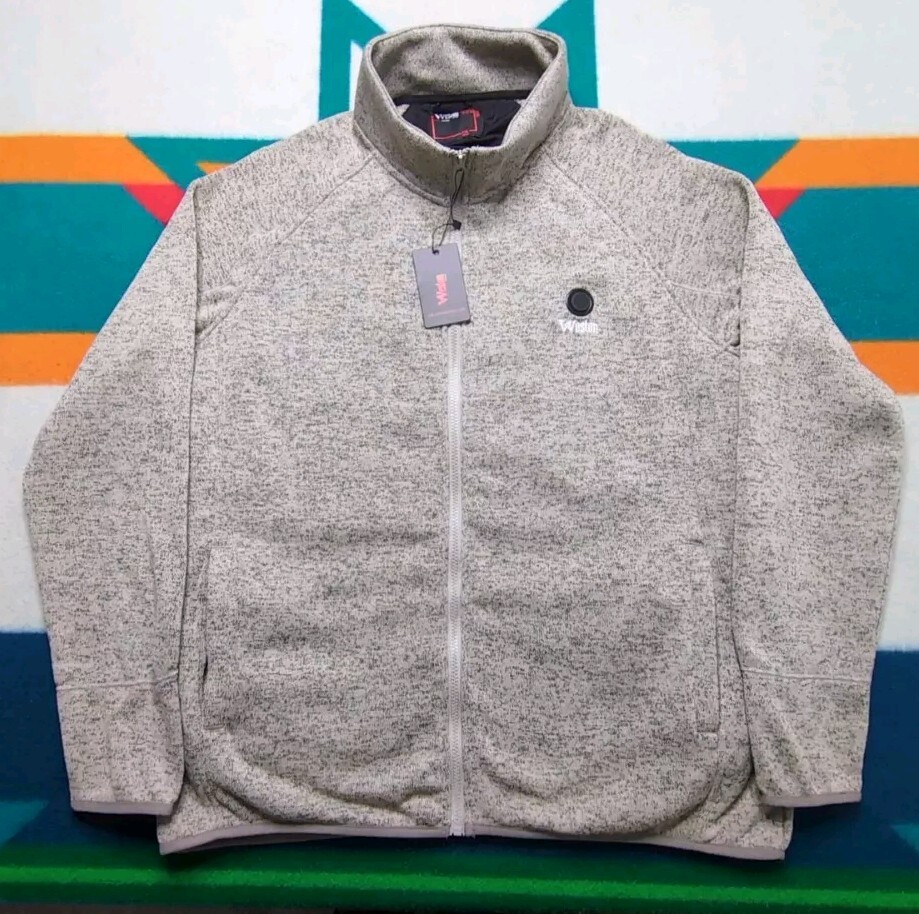 NWT Weston Store Heated Fleece Jacket Full Zip No Battery 2XL Outdoor Wear NEW