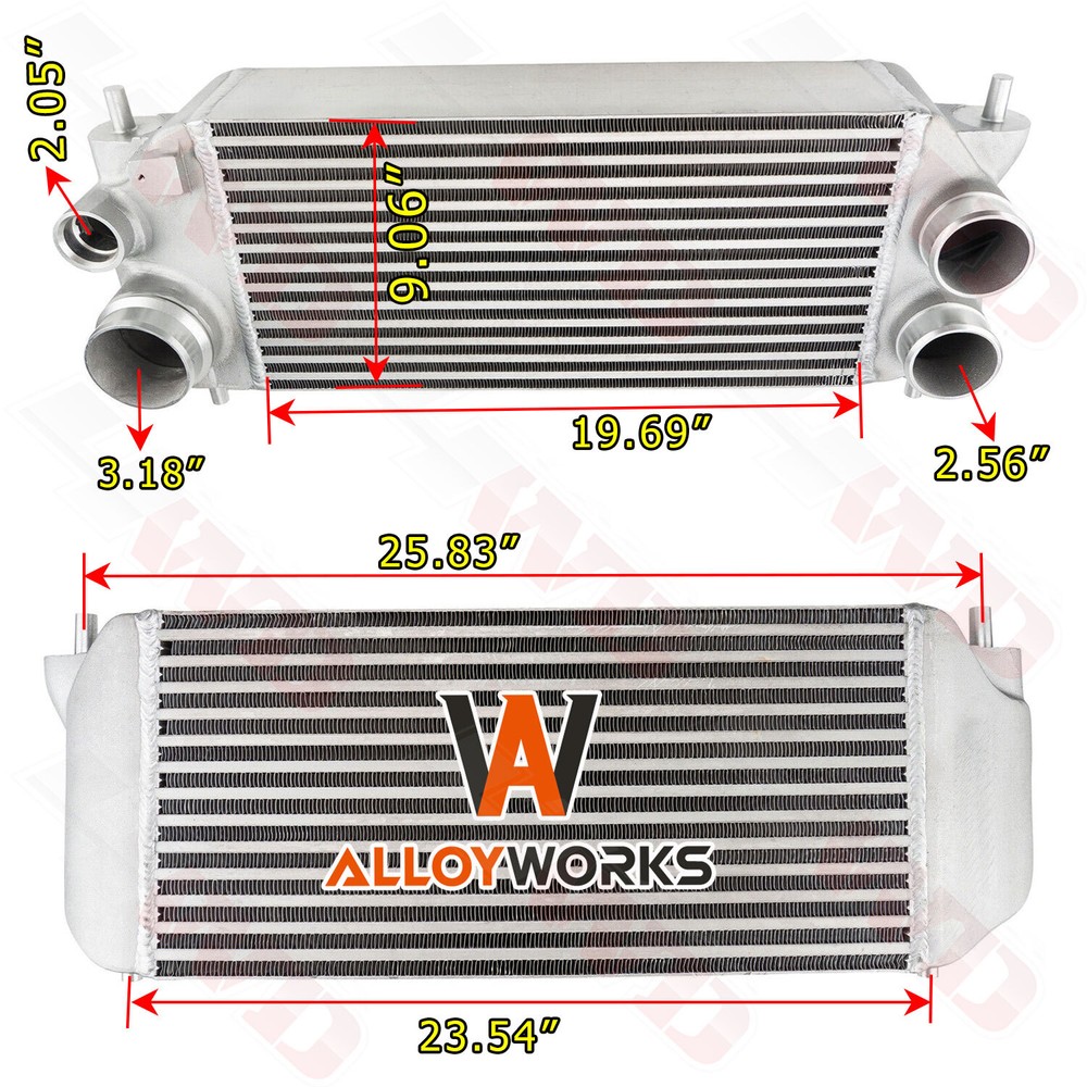 High-Performance Aluminum Intercooler for 2015-2020 Ford F150 EcoBoost 2.7L 3.5L
