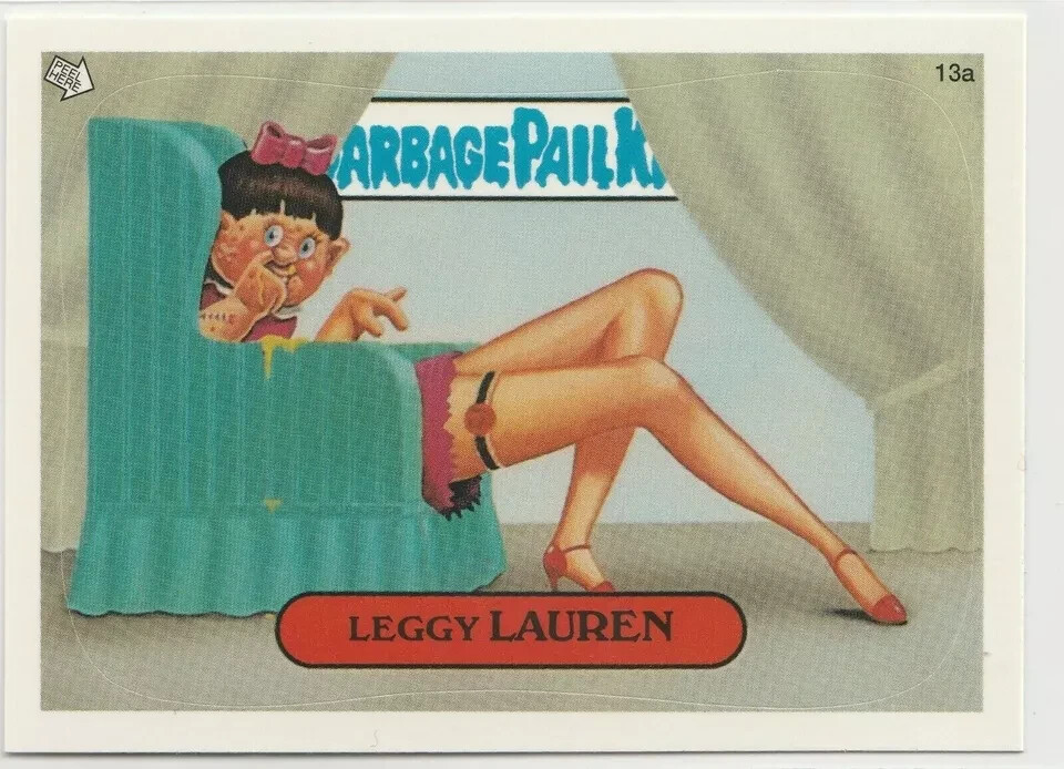 Leggy Lauren Garbage Pail Kids GPK 2003 ANS1 All-New Series 1 Card #13a