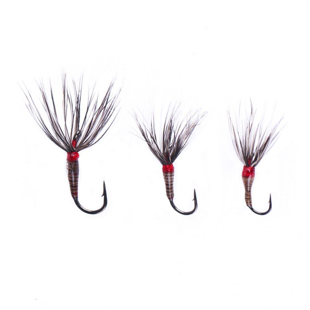 6pcs Tenkara Flies for Trout Steelhead Grayling Dry Fly Fishing